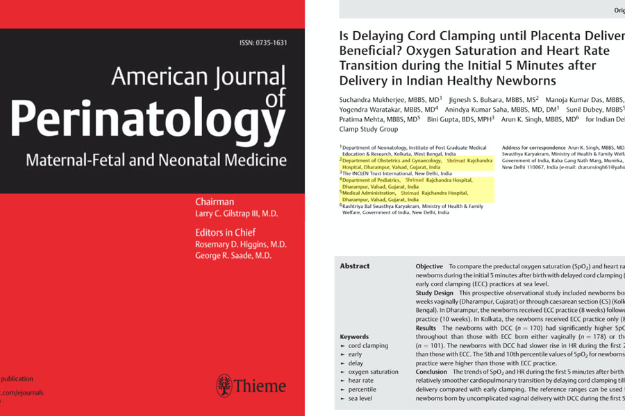 An advanced study on child-birth technique carried out at Shrimad Rajchandra Hospital