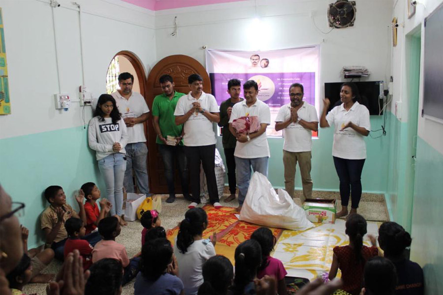 Lighting up smiles in the lives of orphaned children during Diwali