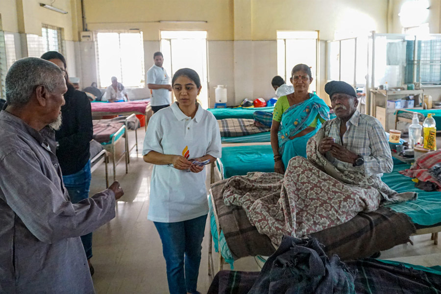 Mobility equipments provided to patients in Bengaluru