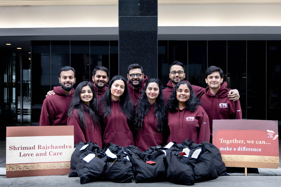 Volunteers in North America put their compassion into action for the less-privileged!