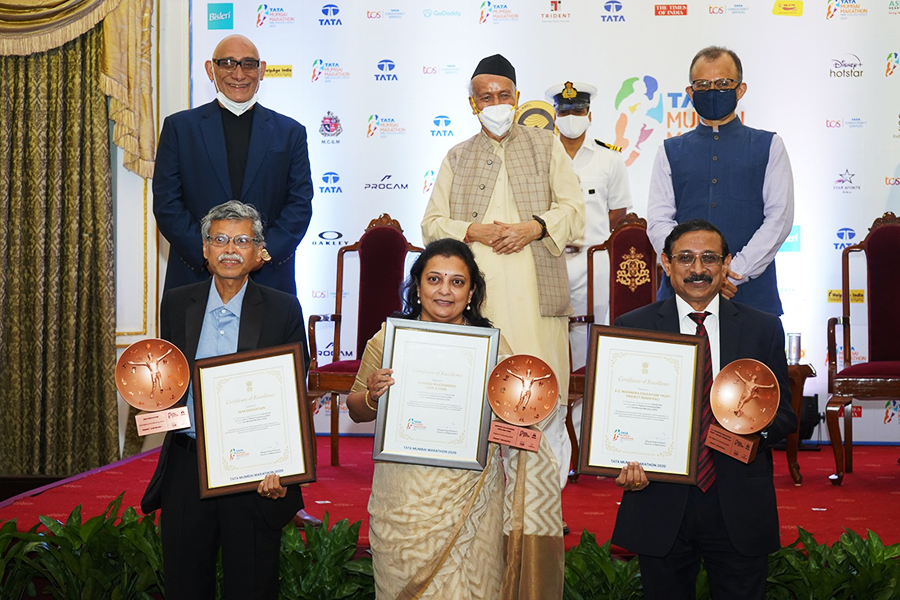 Shrimad Rajchandra Love and Care shines at Tata Mumbai Marathon 2020