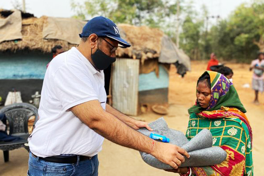 Winter Distribution Drive in rural West Bengal, India