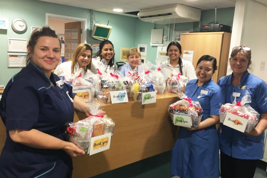 Appreciating the service of medical professionals