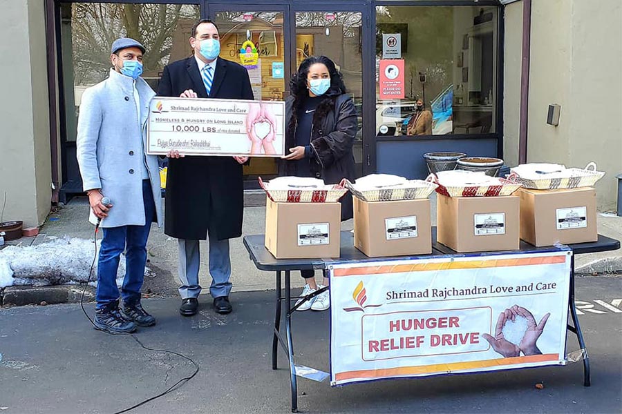 Hunger Relief Drive by the Long Island Centre