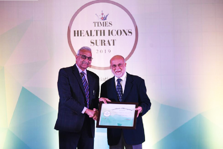 Shrimad Rajchandra Love and Care conferred with the Times Health Icons Award